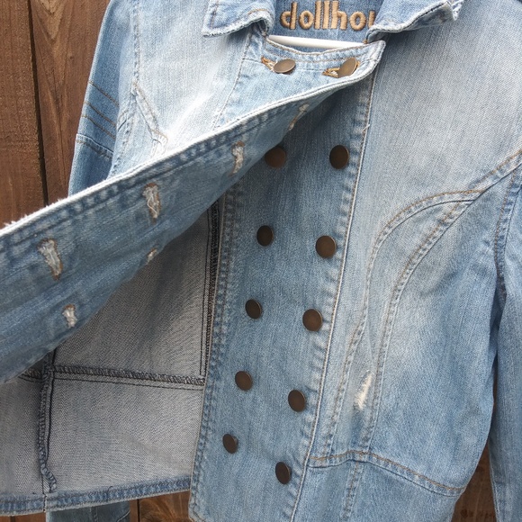 Dollhouse Jean Jacket size Large - Picture 4 of 8